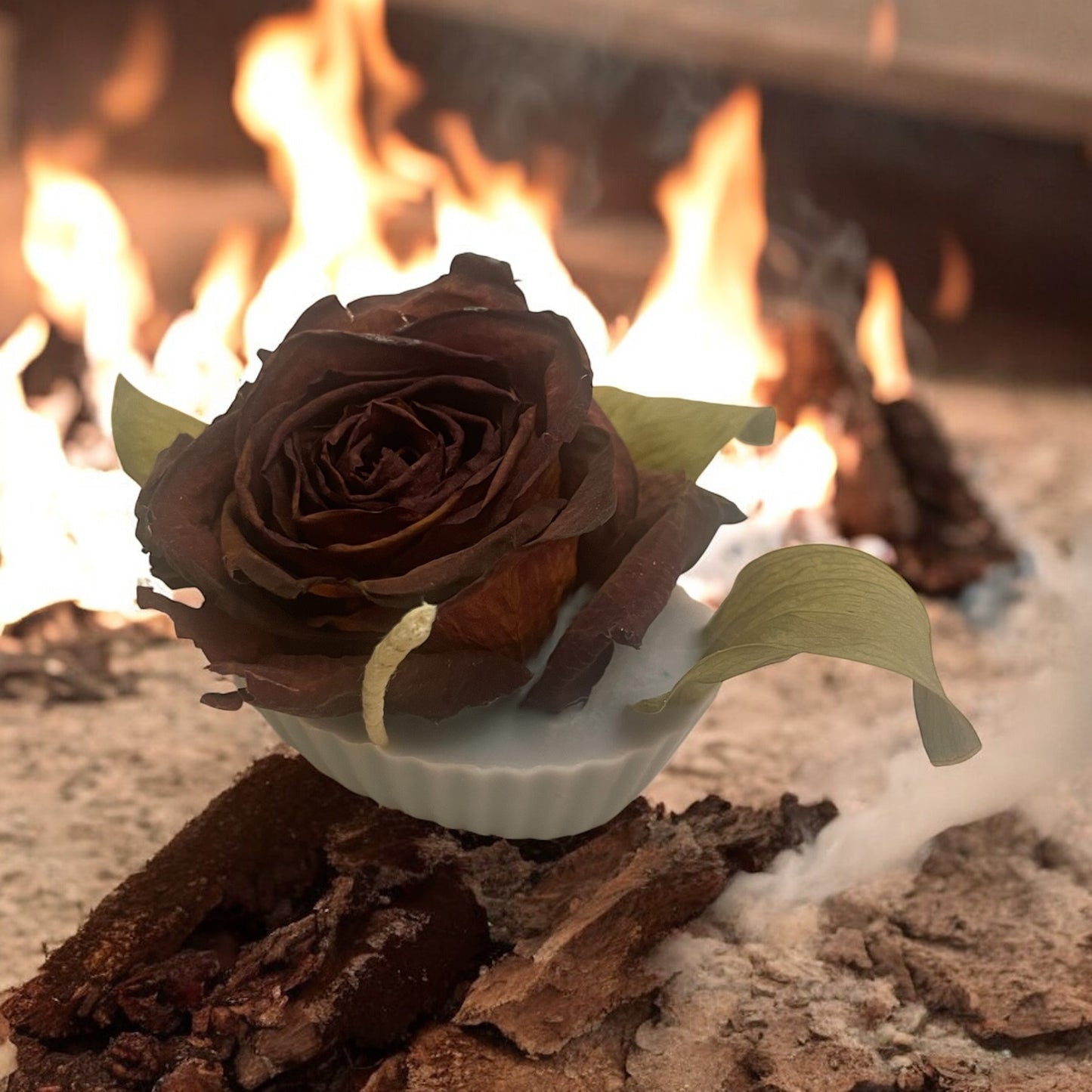 Date Night Dried Rose Fire Starter